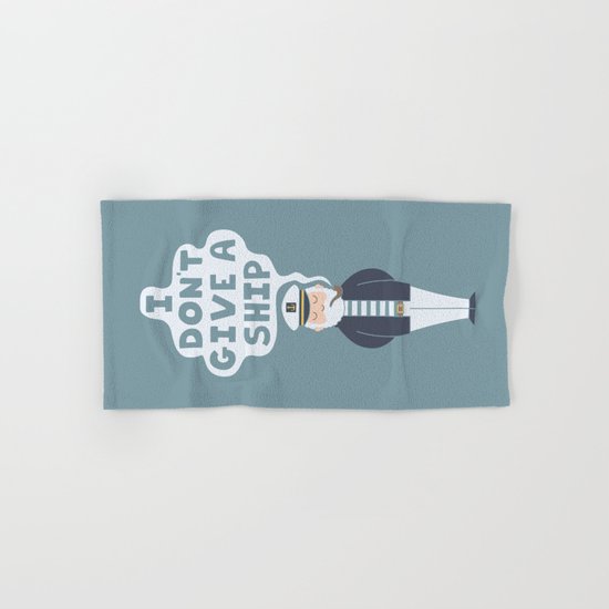Indifferent Captain Hand & Bath Towel
