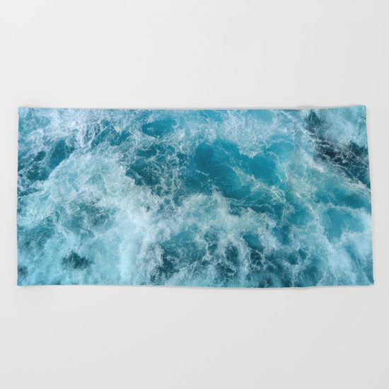 Wave Motion Beach Towel