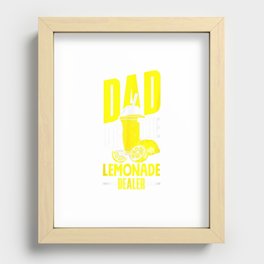 Dad Of The Lemonade Dealer Recessed Framed Print