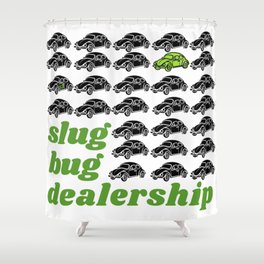 Slug Bug Dealership Shower Curtain