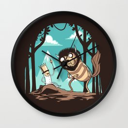 Where the Wild Adventures Are Wall Clock