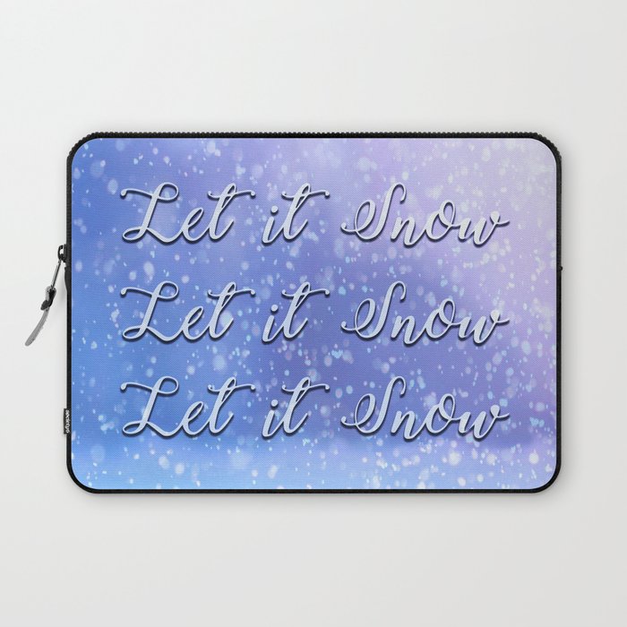 Let It Snow Laptop Sleeve
