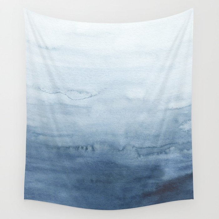 Indigo Abstract Painting No 4 Wall Tapestry By Ccartstudio Society6