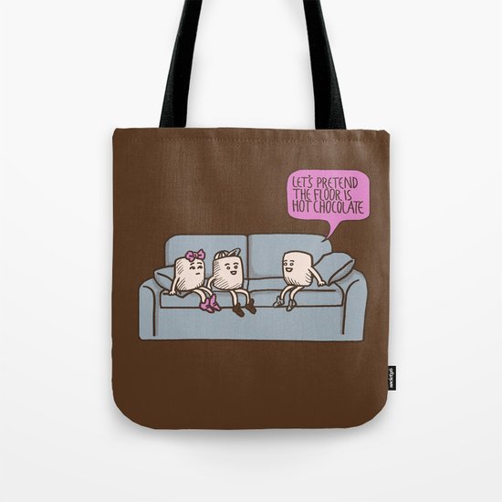 The Floor is Hot Chocolate! Tote Bag