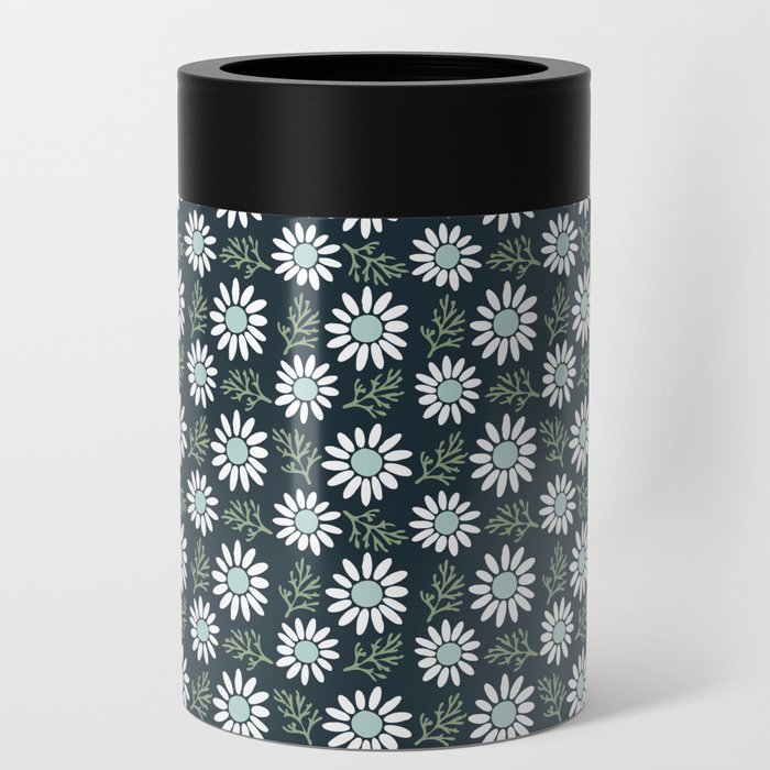 Coming Up Daisies . Navy Can Cooler