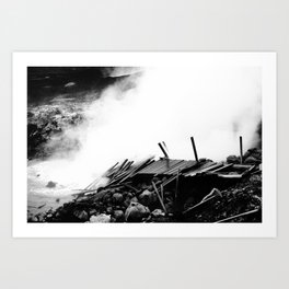 Broken Bridge Art Print