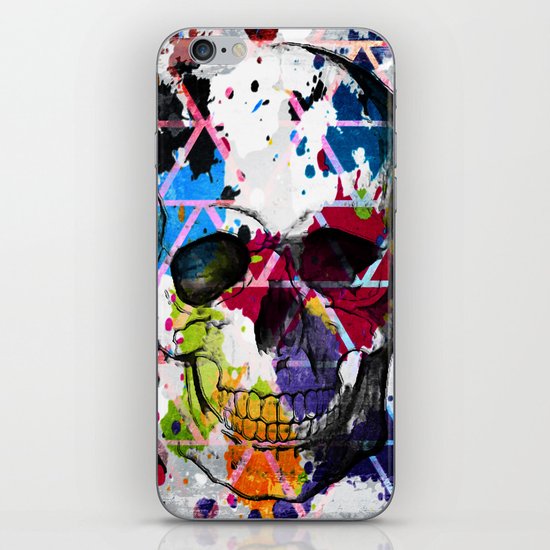 Abstract Skull iPhone & iPod Skin