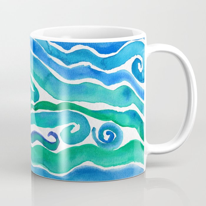 Swirly Ocean Sky Coffee Mug
