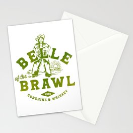 Belle Of The Brawl Stationery Card