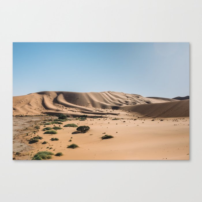 African sand landscape  Canvas Print