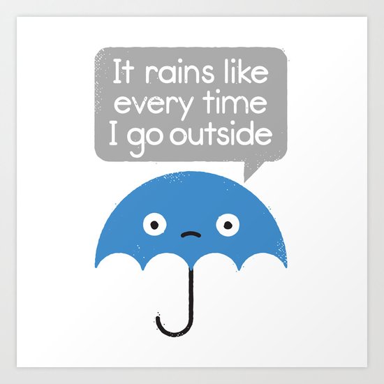 Umbrellativity Art Print