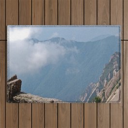 China Photography - Beautiful View From The Huangshan Mountain Range Outdoor Rug