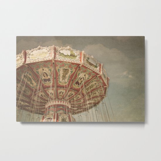 Vintage Swings Metal Print