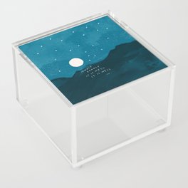 "Inhale Exhale It is Well It Is Well" Acrylic Box