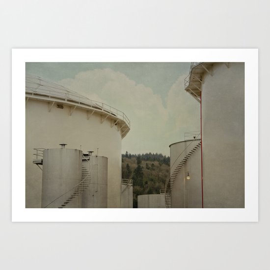 Cylinders Art Print