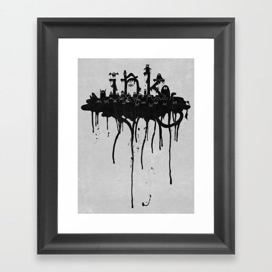 ink Framed Art Print