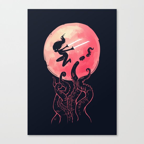 Kraken Canvas Print