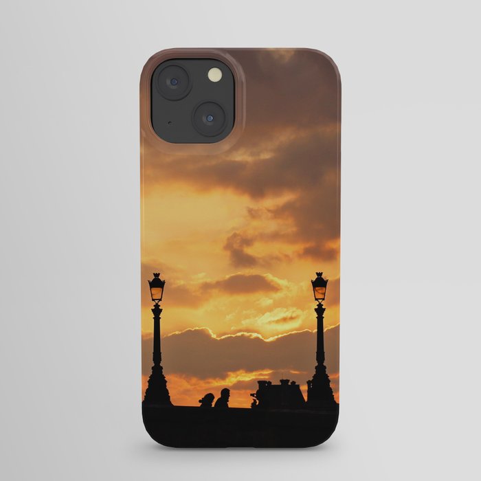 A sunset in Paris iPhone Case