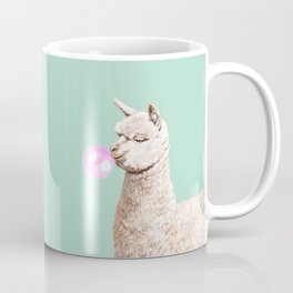 Llama and Alpaca Bubblegum Gang Coffee Mug