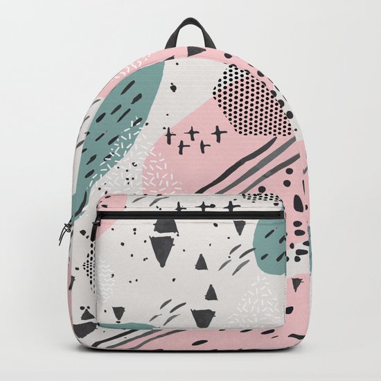 Geometric shapes & strokes Backpack