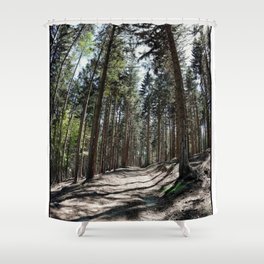 Freedom in the woods Shower Curtain