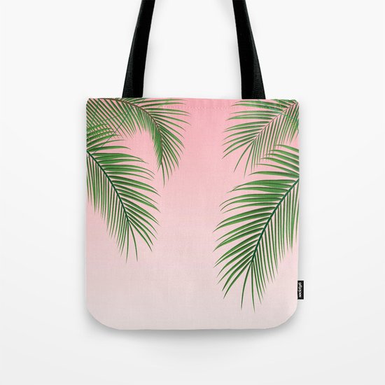 Palm Tree Leaves Tote Bag