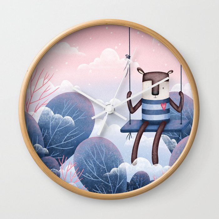 Magic Forest Friends - Fog of Time Wall Clock