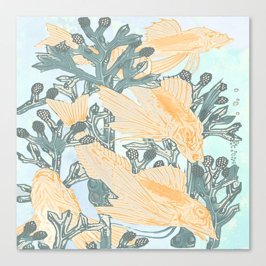 Crazy not to follow Canvas Print
