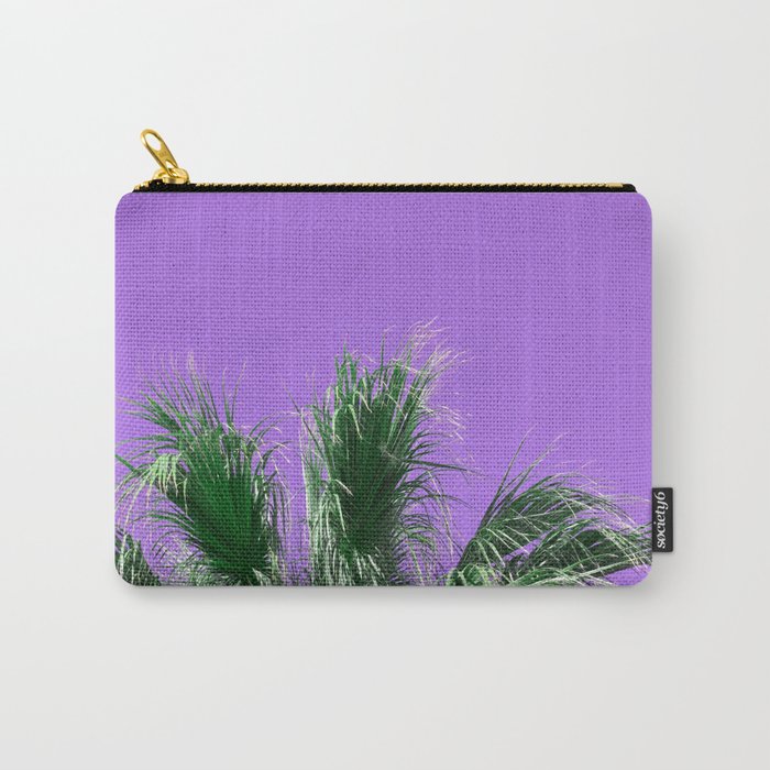 Palms on Purple Carry-All Pouch