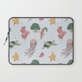 Affirmation Characters Pattern - Colour Laptop Sleeve