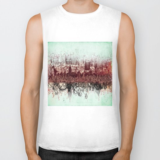 New York New York Biker Tank