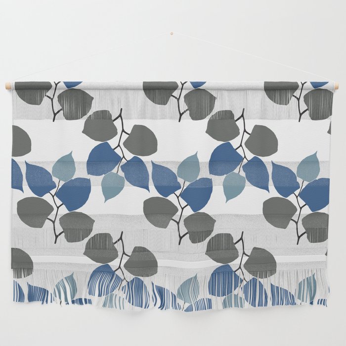 Viney White & Blue Wall Hanging