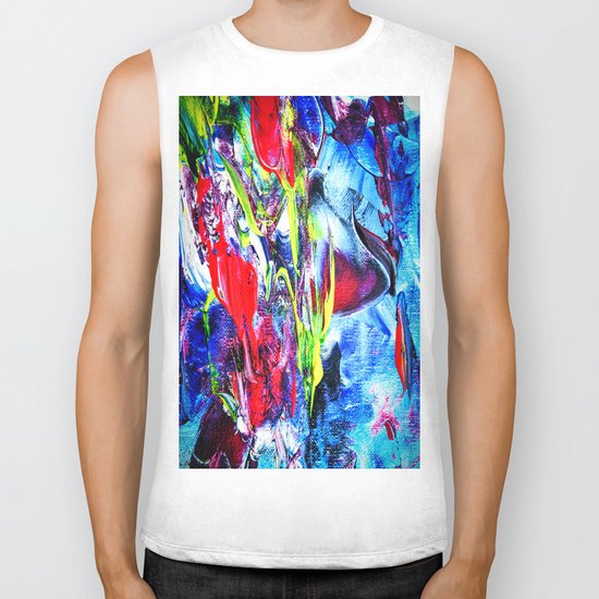 Abstract Perfection 6 Biker Tank
