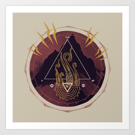 Mountain of Madness (alternate) Art Print