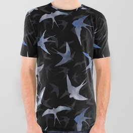 swallows All Over Graphic Tee