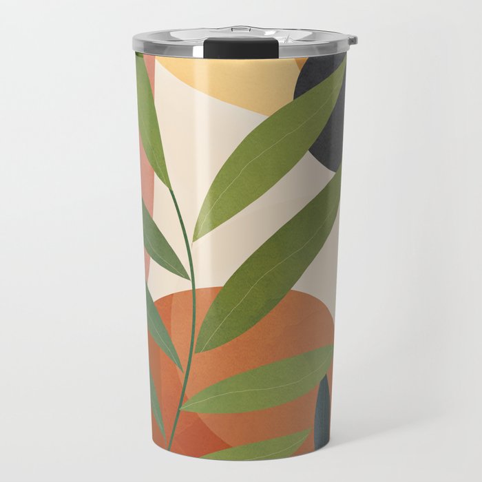 Abstract Sun Rays on the Branches 02 Travel Mug