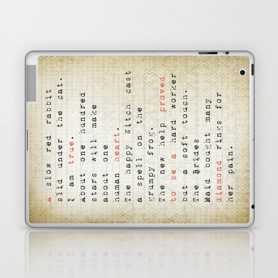 true Laptop & iPad Skin