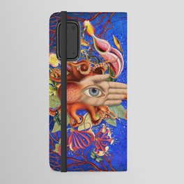 Octopus Floral Fantasy Android Wallet Case