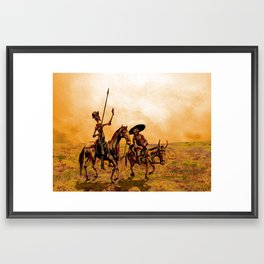 a Rumbo del Viento (On the Path of the Winds) Framed Art Print