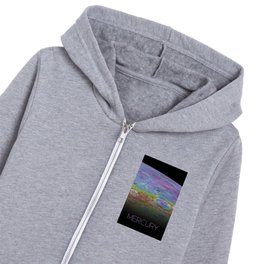 NASA-planet-asteroid poster Kids Zip Hoodie