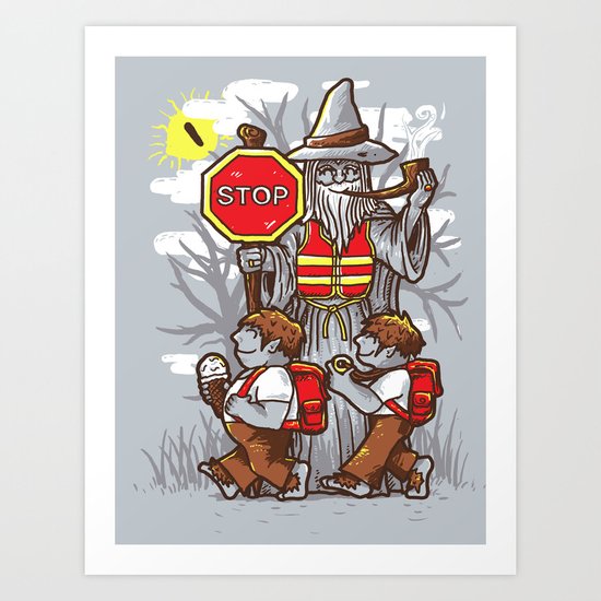 Crossing Art Print