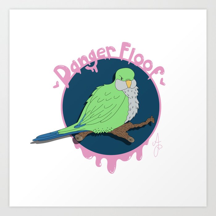 Danger Floof Logo Art Print