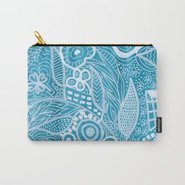 Turquoise Line Work Carry-All Pouch