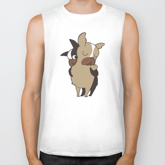 Frenchie Hugs Biker Tank