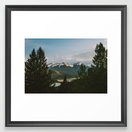 Banff Mountains Framed Art Print