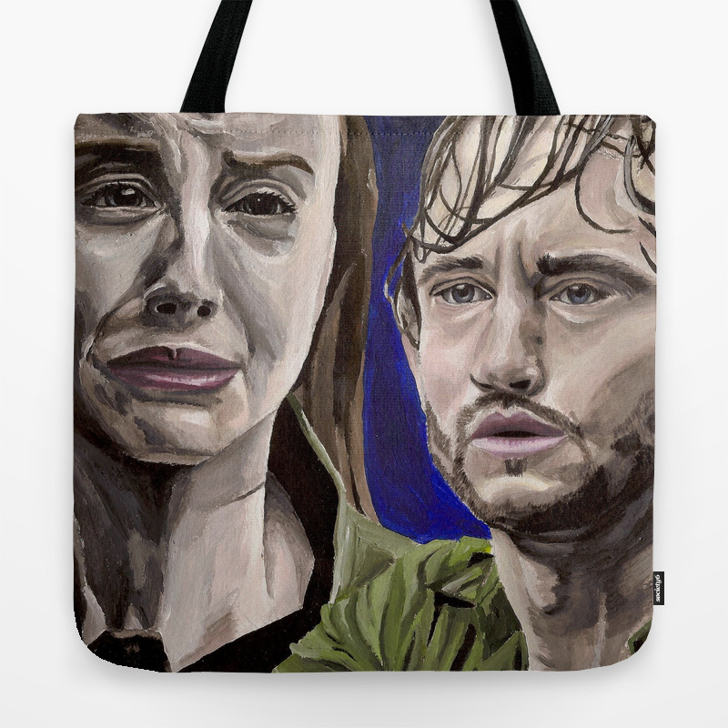 Abigail And Will Acrylic Painting Tote Bag By Abigail94 Society6