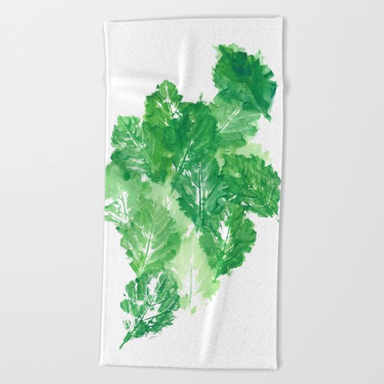 Leaves Dynamics Beach Towel