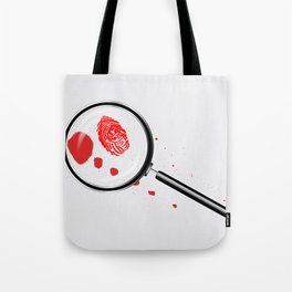 Detectives Magnifying Glass Tote Bag