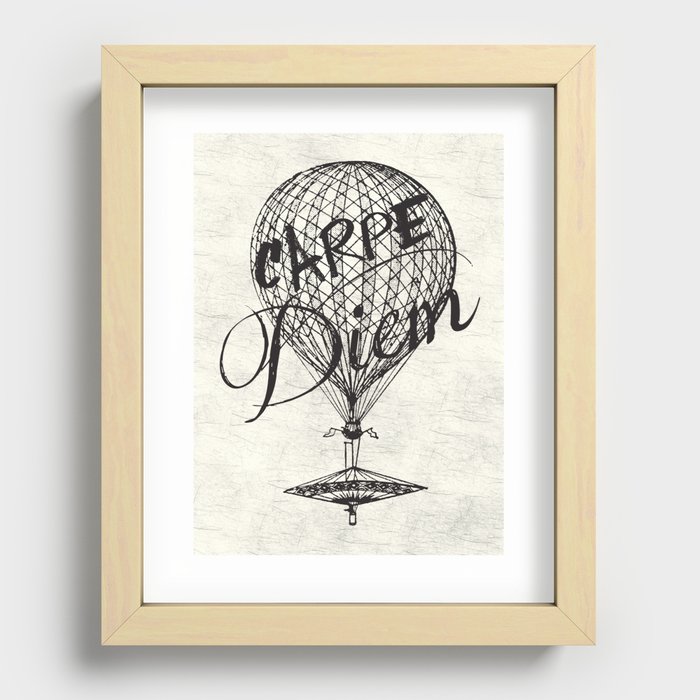 Seize The Day Recessed Framed Print