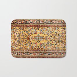 Kashan  Antique  Persian Rug Print Bath Mat